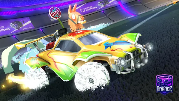 A Rocket League car design from AshtonV3