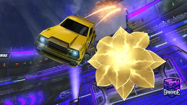 A Rocket League car design from snowbox
