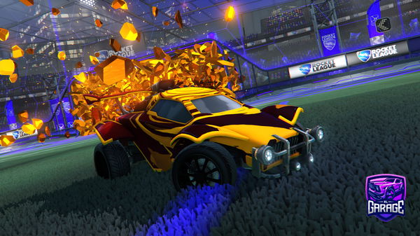 A Rocket League car design from VybezonSwitch