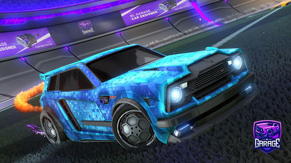 A Rocket League car design from Samuelxzy