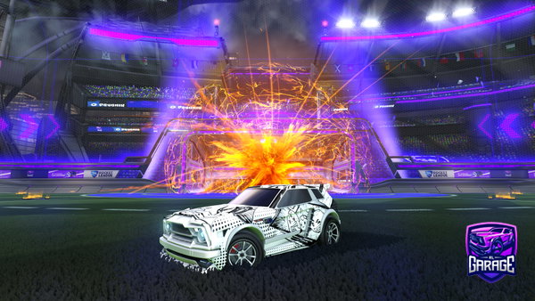 A Rocket League car design from Keallawton