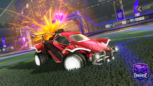 A Rocket League car design from suchtbude