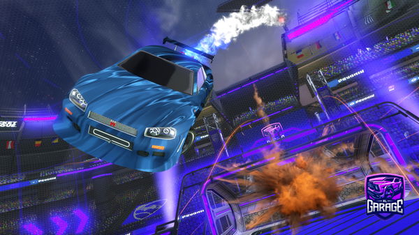 A Rocket League car design from Alitv