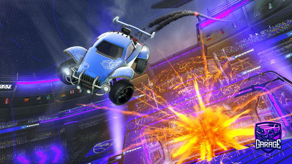 A Rocket League car design from MZK_snip3zz