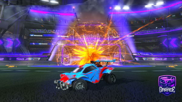 A Rocket League car design from duckyinsoup