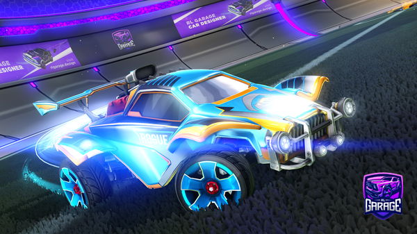 A Rocket League car design from MeroOtaku121