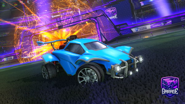 A Rocket League car design from tigas_proms