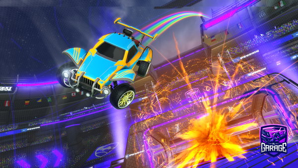 A Rocket League car design from Sharify35