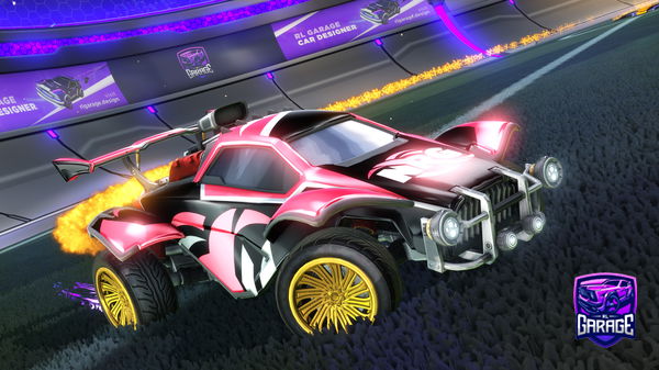 A Rocket League car design from uwurebox