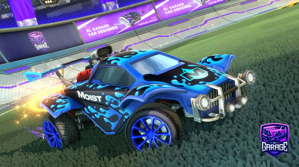 A Rocket League car design from texl