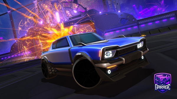 A Rocket League car design from Tech_Ed