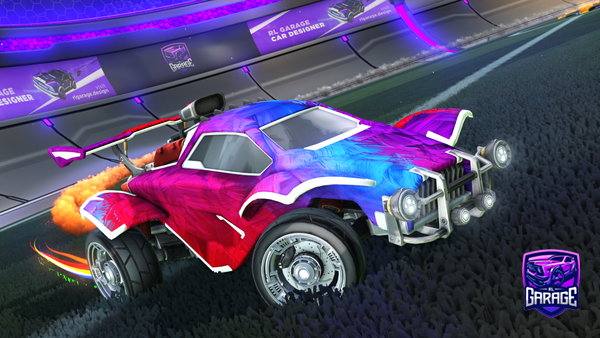 A Rocket League car design from Popey0