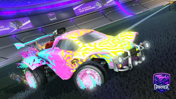 A Rocket League car design from frick_my_tm8