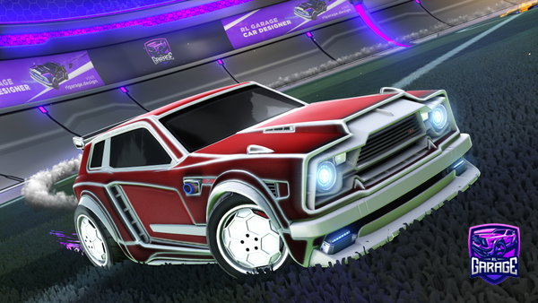 A Rocket League car design from Raprukainen