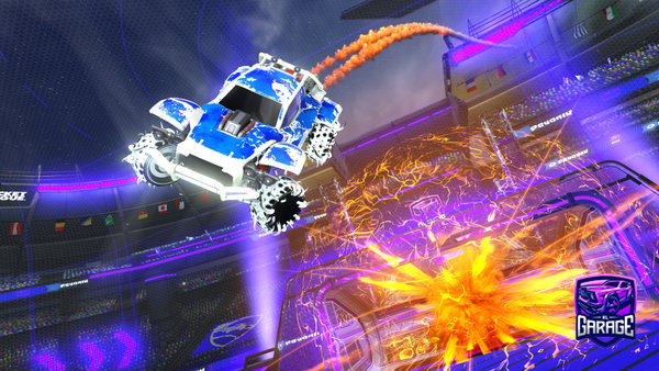 A Rocket League car design from Spyder_Milk