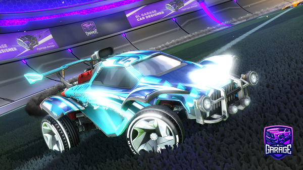 A Rocket League car design from Jakewh3