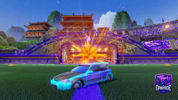 A Rocket League car design from Hisglock64
