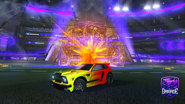 A Rocket League car design from Mickjman