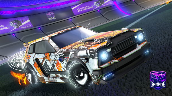 A Rocket League car design from L1lBro