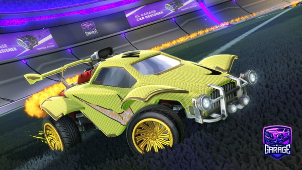 A Rocket League car design from Razviul