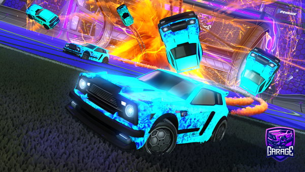 A Rocket League car design from Salahmb