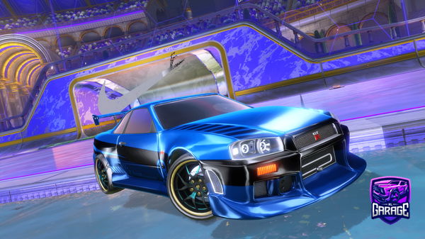 A Rocket League car design from mostlycommen