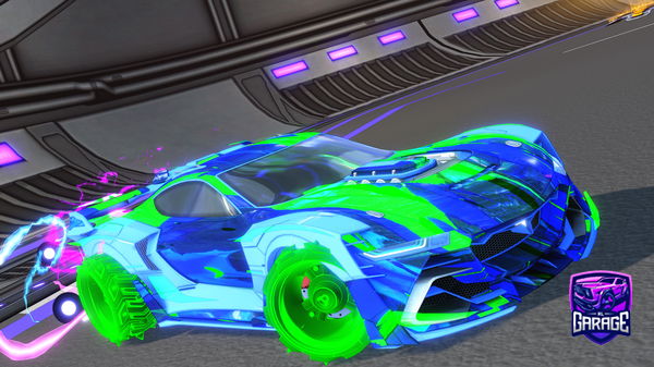 A Rocket League car design from swaggYYoga