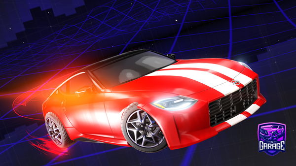 A Rocket League car design from Mazda3