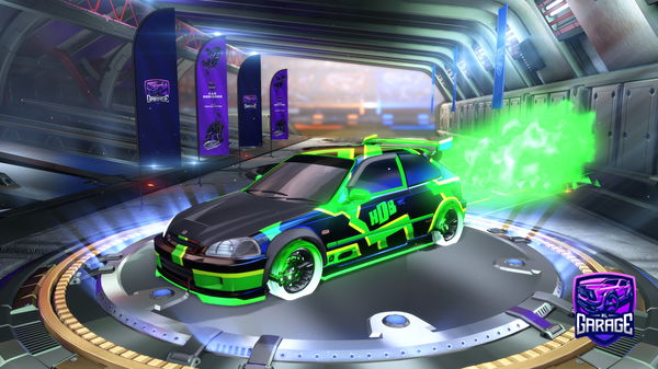 A Rocket League car design from ALxLXD01