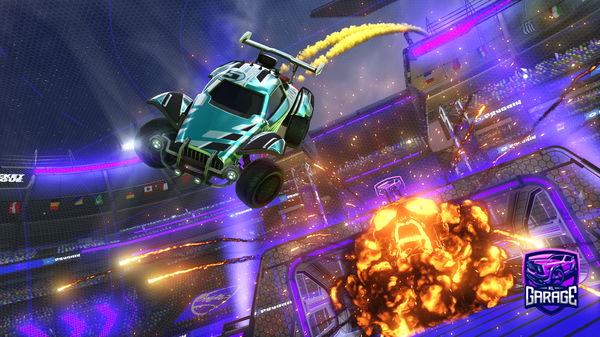 A Rocket League car design from MacGiollarnath