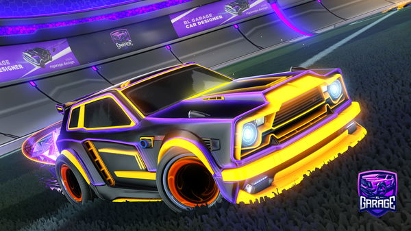 A Rocket League car design from PotatoFace15