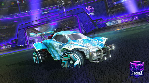 A Rocket League car design from NInja247tg