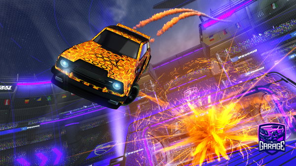 A Rocket League car design from mwkj