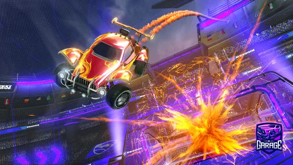 A Rocket League car design from Crvzz