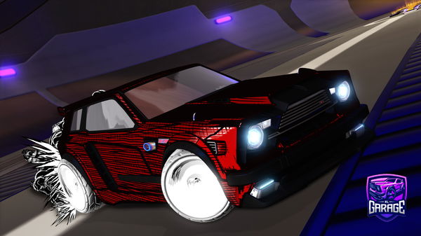 A Rocket League car design from Miata22b