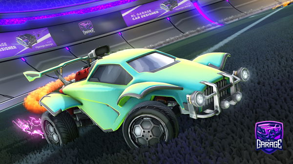 A Rocket League car design from raphrl5