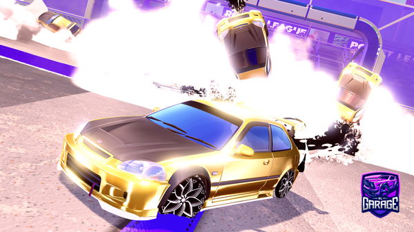 A Rocket League car design from FiXX_GOLDEN