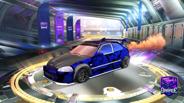 A Rocket League car design from Agvs_thekidd