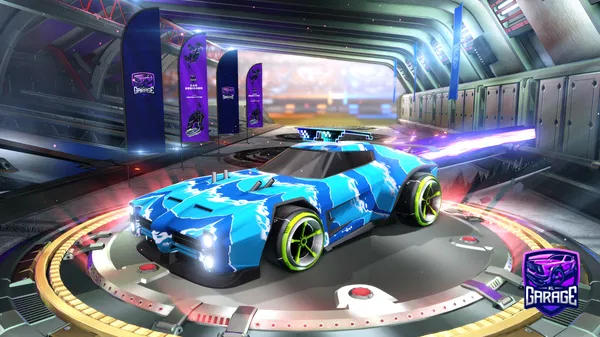 A Rocket League car design from Darkgamer23256