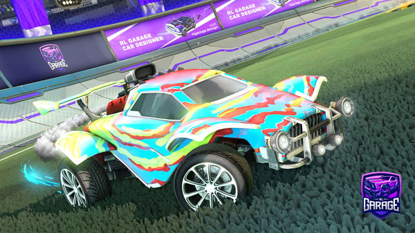 A Rocket League car design from korta