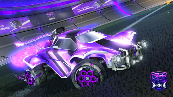 A Rocket League car design from Mixer_Headed