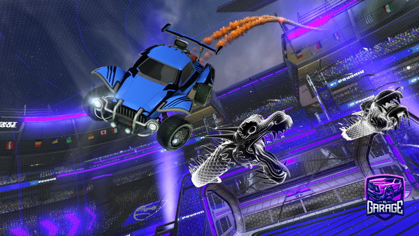 A Rocket League car design from qsnowrl