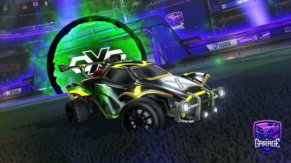 A Rocket League car design from styxALT