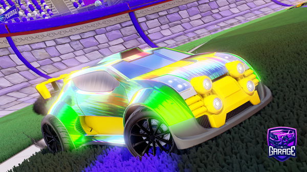 A Rocket League car design from ZxEZxY