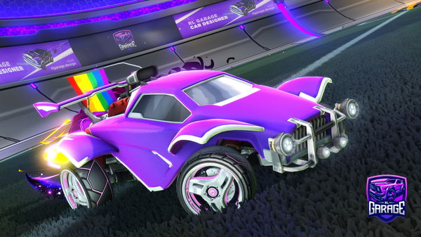 A Rocket League car design from Yalak