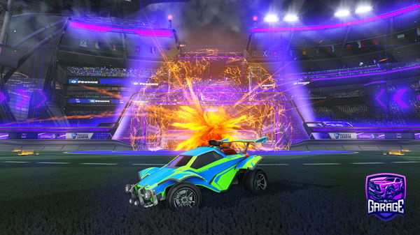 A Rocket League car design from Augun8r