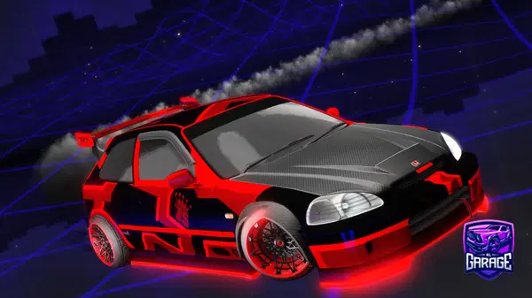 A Rocket League car design from muskurd