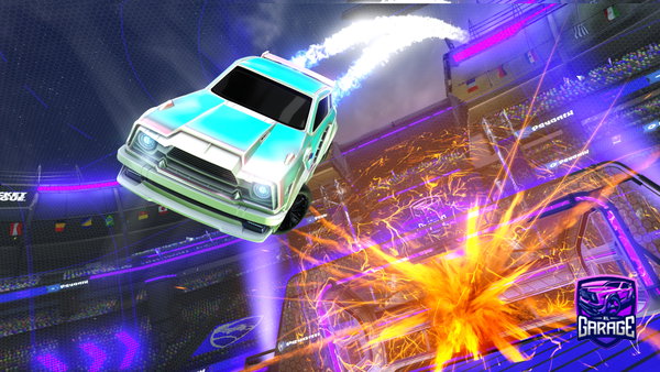 A Rocket League car design from mael120110