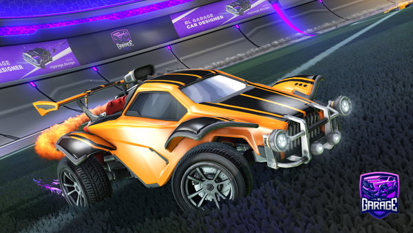 A Rocket League car design from XxNinjaKiller567