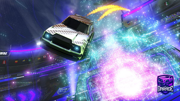 A Rocket League car design from Rekall3222